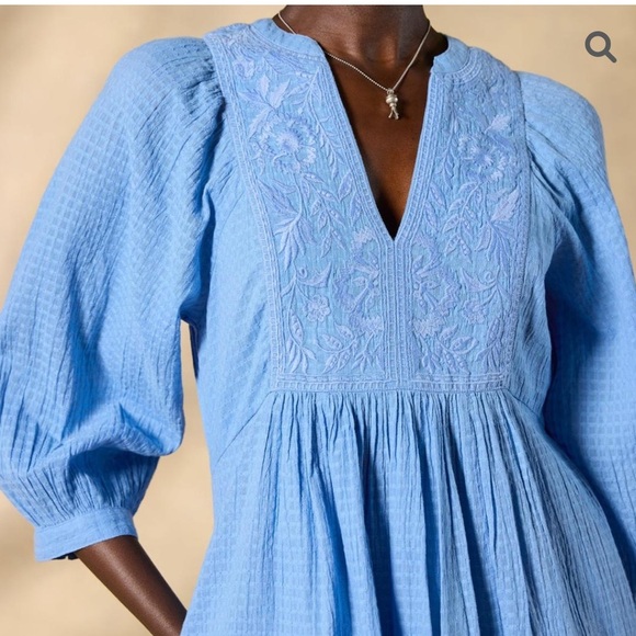 Sundance Living Sonata Easy Dress summer beach easy periwinkle blue - Picture 4 of 8